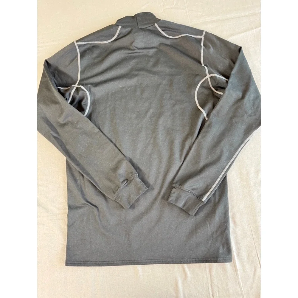Nike Pro Dri-FIT Princeton Crew Shirt Large Gray‎ Fitted  Long Sleeve Athletic
